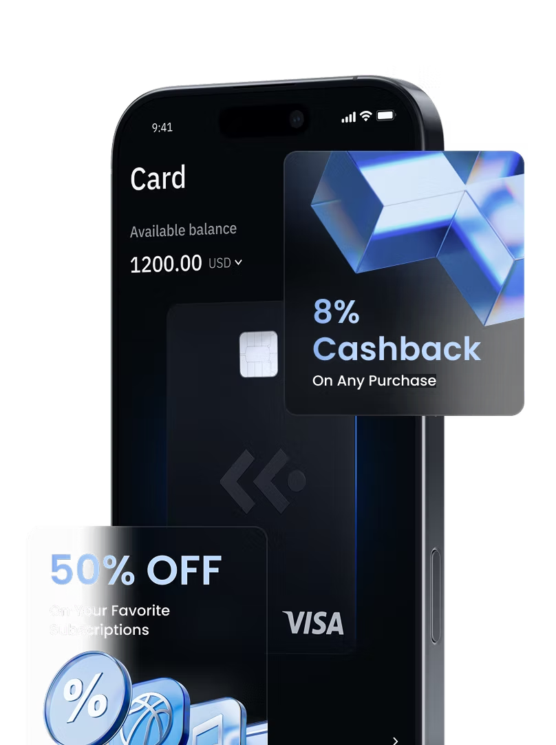 Coca card and app shown on a phone