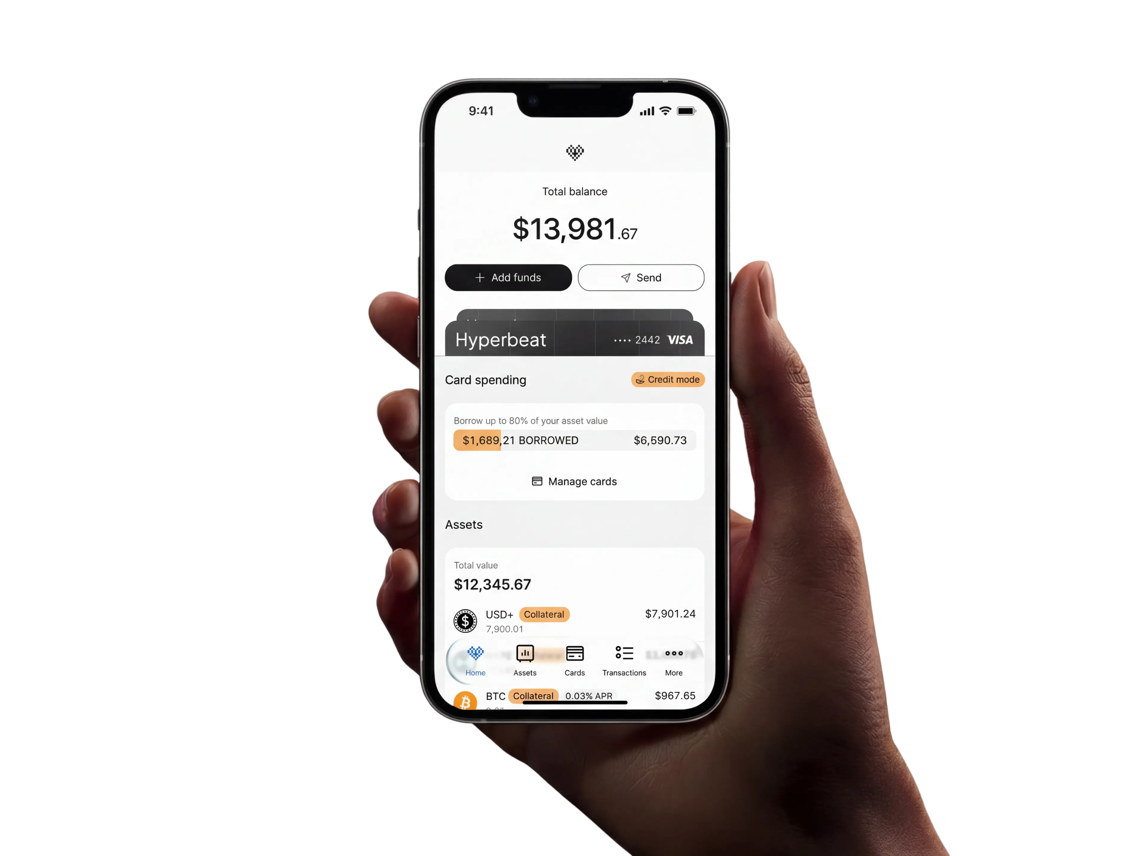 Hyperbeat Pay card lifestyle image