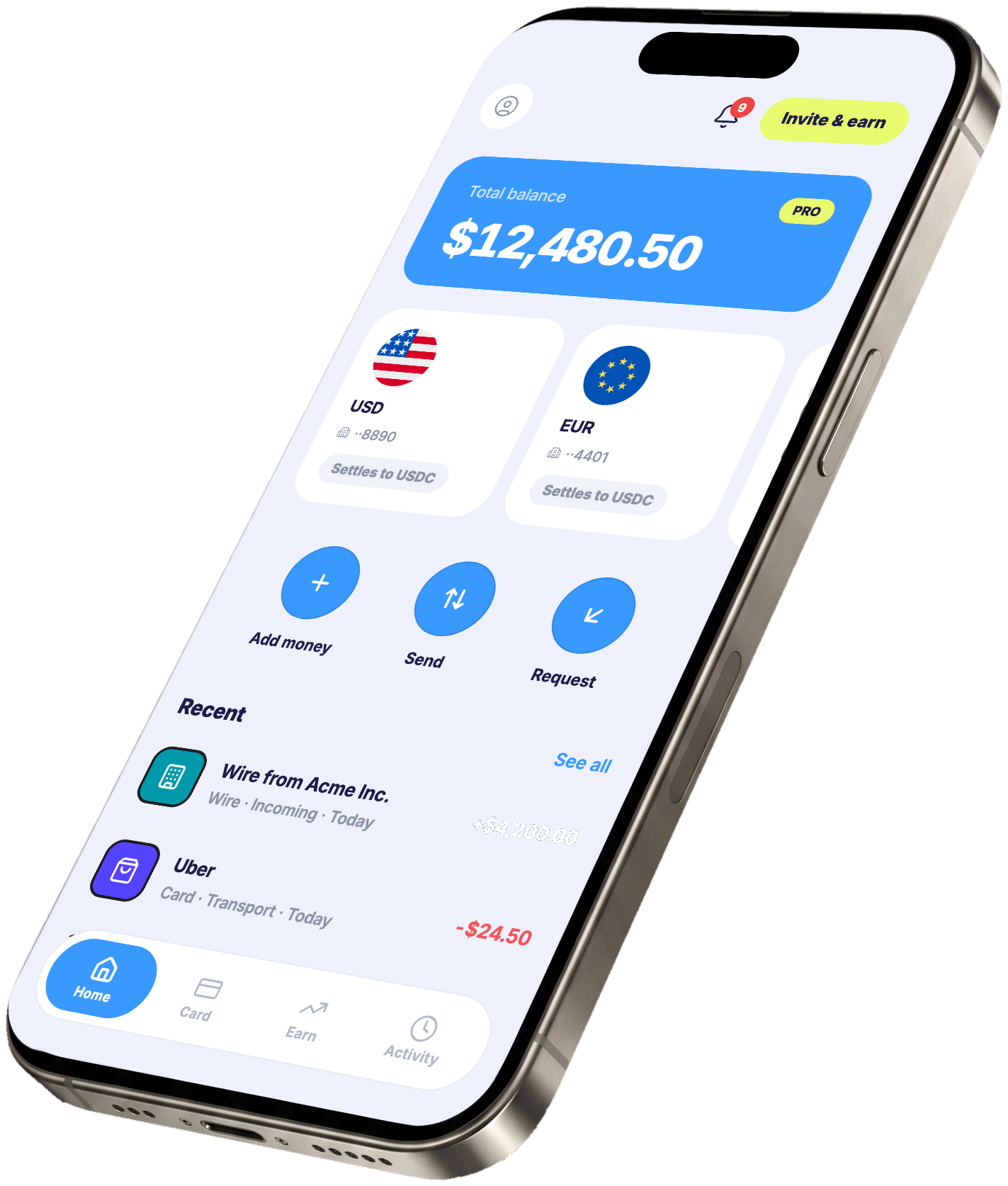 VaultLeap app screen